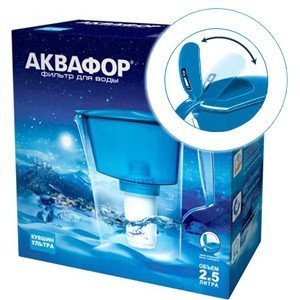 Фильтр-кувшин Аквафор Ультра с флип-флоп крышкой "Ледниковый период"
