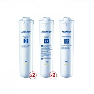 Комплект сменных модулей для Аквафор ОСМО-Кристалл 100 исп.4М на год (без мембраны)
