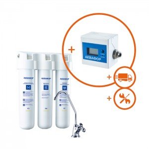 Проточная система Аквафор Кристалл Н + Индикатор ресурса