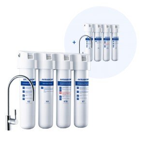 Проточная система Аквафор Кристалл Эко Н + Аквафор Кристалл Эко Н