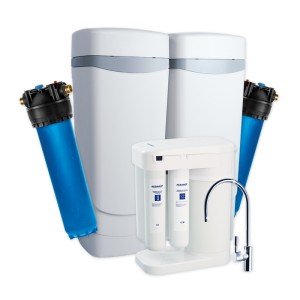 Умягчитель Аквафор WaterMax APQ + Гросс 2 шт. + Морион + Соль 2 мешка